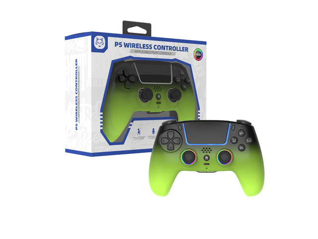 TOPWOLF PS5 Controller with Hall Effect Joysticks & Triggers, Wireless/USB Bluetooth Gamepad for PS5/PS5 Slim/Pro/PC, RGB, Dual Vibration, 6-Axis...