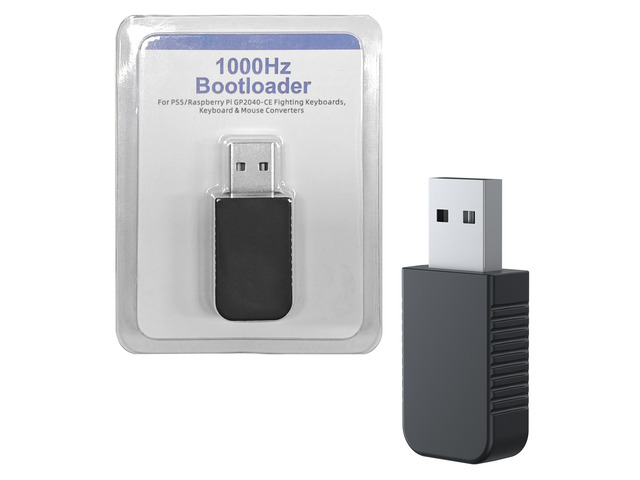 TOPWOLF 1000Hz Bootloader for PS5 & Raspberry Pi GP2040-CE Fighting Keyboards Plug & Play USB Adapter, 1ms Low Latency, Supports HITBOX, XIM...