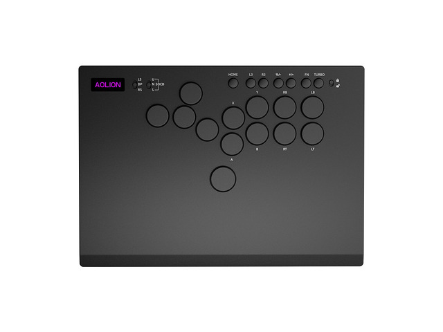 Aolion PS5 Fighting Keyboard HITBOX Arcade Controller for PC/Switch/Steam/Android/Steam Deck - Kailh Choc Speed Switch, Aluminum Panel, Gasket,...