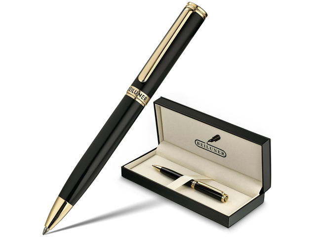 Luxury Gel Pen with 24K Gold Finish, Black Piano Lacquer, Luxury Grade Craftsmanship, Best Pen Gift Set for Men and Women, Professional, Executive,...