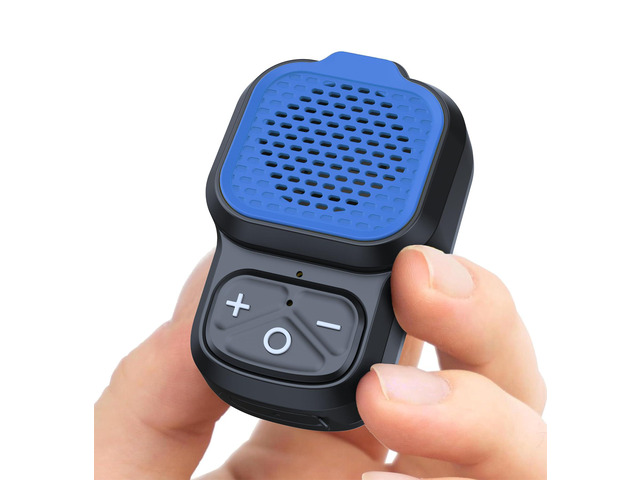 Wearable Bluetooth Speaker with Mic Portable Clip On Speakers Small Outdoor Bluetooth Speaker, Handsfree Calls, IPX6 Waterproof, 10 Hour...