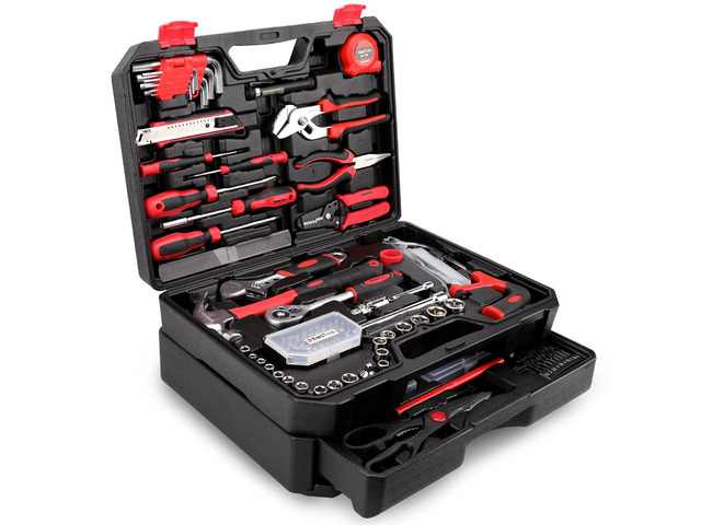 325 Piece Home Repair Tool Kit, General Home/Auto Repair Tool Set, Toolbox Storage Case with Drawer, General Household Tool Kit - Perfect for...