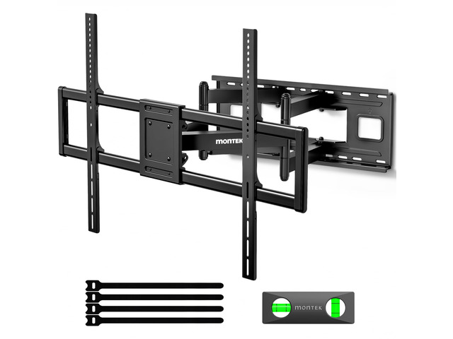 Heavy Duty XXL Full Motion TV Wall Mount for 60-120 inch Extra Large TVs, Holds 265 lbs, Max VESA 900x600, 27.7' Extension, Swivel & Tilt,...