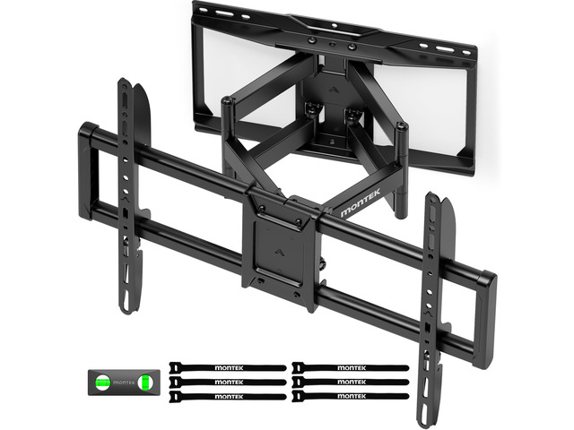 Heavy Duty TV Wall Mount for 37-90 inch TV up to 165lbs, 4X Load Tested, Full Motion with Dual Articulating Arms, Tool-Free Tilt, Swivel & Extend,...