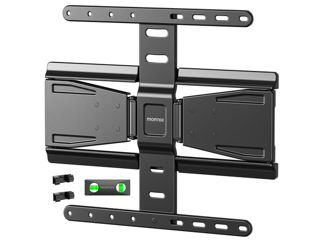 0.77' Ultra Slim TV Wall Mount for 37-75 Inch TVs, Thin Low Profile Full Motion TV Wall Mount with Articulating Dual Arms, 4X Weight Tested, Max...