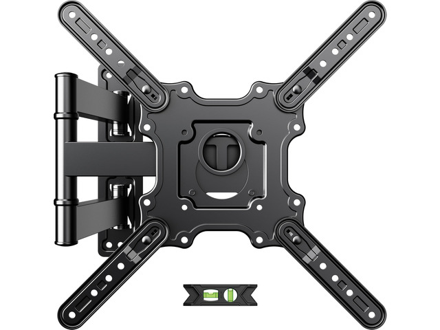 TV Wall Mount for Most 26-60 Inch TVs up to 77 lbs, Full Motion Wall Mount TV Bracket with Swivel Tilt Single Stud Design for Corner, Max VESA...