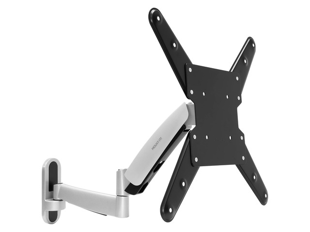 Full Motion Gas Spring TV Wall Mount for 2555 Inch LED LCD OLED Flat Screen TVs Height Adjustable 13.5 Articulating Arm VESA 100x100 to 400x400...