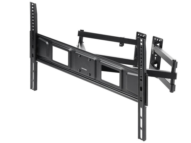 Premium Full Motion TV Wall Mount Bracket Corner Friendly for 32' to 70' TVs up to 99lbs, Max VESA 600x400, Fits Curved Screens