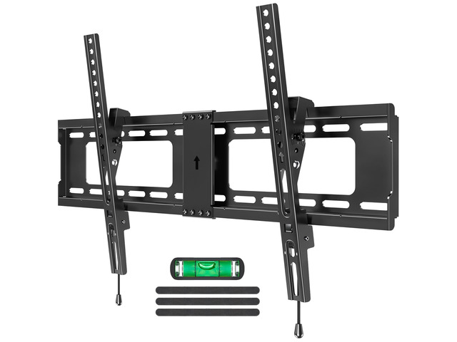 TV Wall Mount Tilting TV Mount Bracket for Most 37-82 Inch Flat Screen/Curved Low Profile Wall Mount Saving Space Max VESA 600x400mm Hold up to 132...