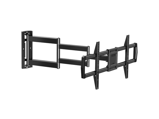 Full Motion TV Wall Mount with 30 Extension & Tilt & Swivel for Most 42-75 Inch TVs, Long Arm TV Mount Corner Bracket Articulating Arm Mount, Max...