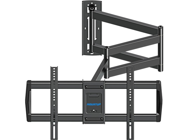 37.9' Long Arm TV Wall Mount for Most 42-75 Inch TVs, Full Motion Corner Wall Mount TV Bracket with Extension & Tilt & Swivel & Level Articulating...