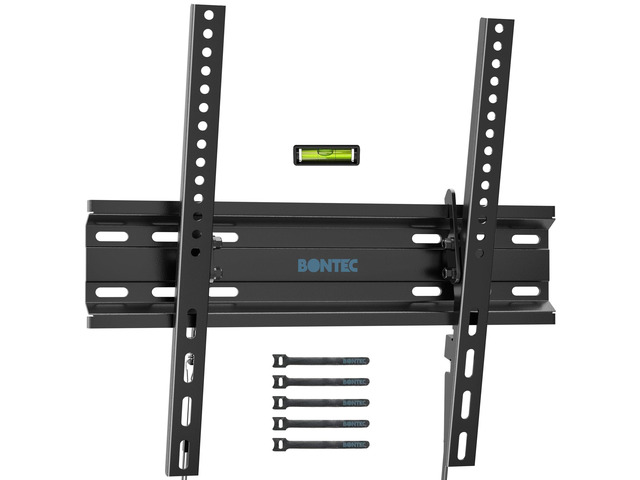 TV Wall Mount Tilting, 23-60 inch TVs, Max VESA 400x400mm Holds up to 115lbs, Low Profile Design, TV Mount for LCD LED OLED Flat Screens, Fixed...