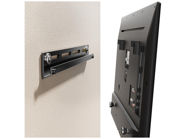 Small TV Mount for 12 to 55 Inch TVs 1.1' Low Profile, Universal TV Bracket, up to 100 Lbs, Fits All Walls, Include All Hardware, Fit 32' 40' 43'...