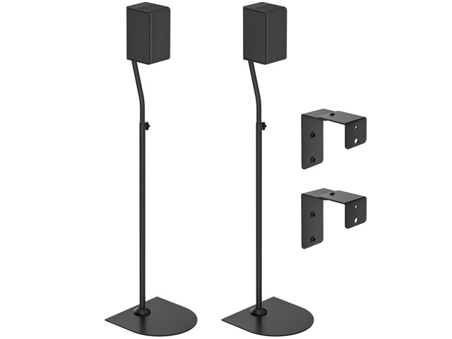 Speaker Stands for Vizio Speaker Stands Pair with Speaker Wall Mount - Floor Speaker Stand for Vizio Surround Sound Speaker Stands Height...