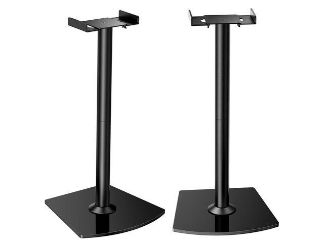 Universal Speaker Stands Pair with Cable Management, 33.6 inch Speakers Stands for Bookshelf Speakers, Satellite Speakers & Surround Sound Speaker...