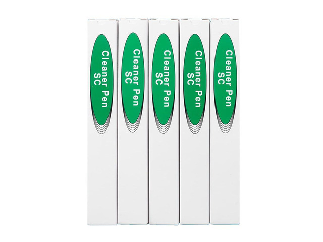 Fiber Optic Cleaning Pen,5PCS Fiber Optic Cleaner Pen for 2.5mm Ferrules SC,FC,ST,SC/APC and FC/APC,800+ Clean Times