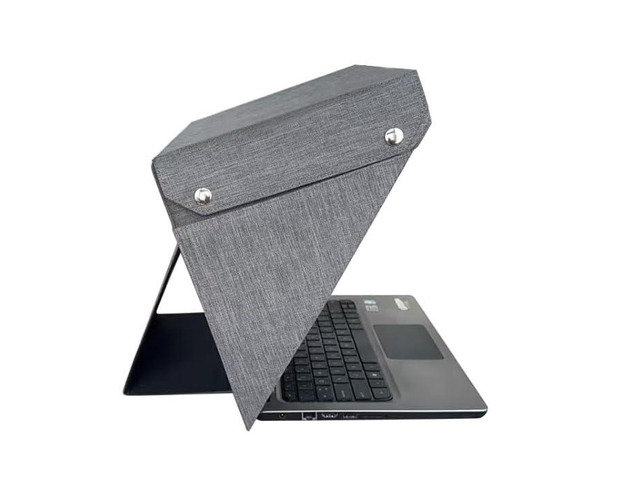 Foldable Laptop Sun Shade & Privacy Shield Hood 14' 15' 16' Working Outside anti glare screen protector privacy shade laptop tent portable and...