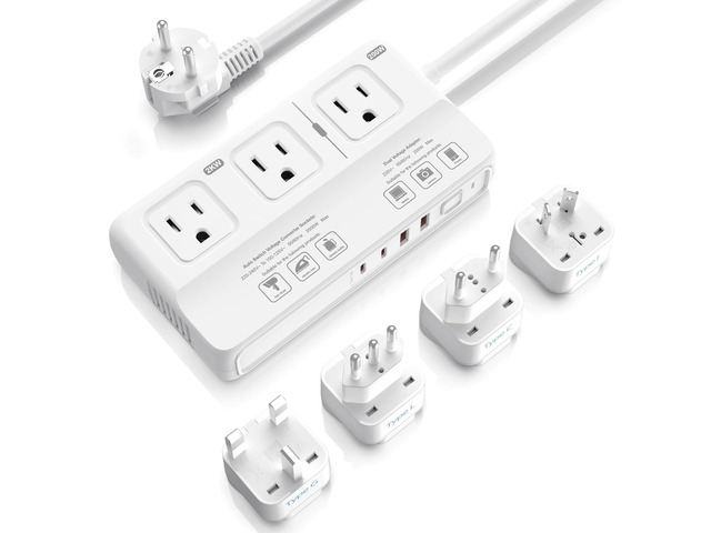 ANTPO 2000W Voltage Converter US to Europe, 220V to 110V Converter for European Travel, Power Adapter for Hair Dryer, Universal Travel Adapter with...