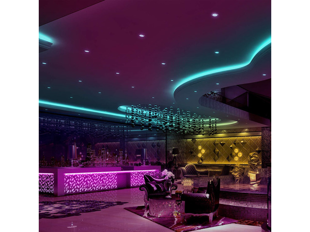 Led Strip Lights 200ft, RGB Led Light Strip with 44 Keys Remote Controller, Color Changing Led Lights for Bedroom 100 ft of 2 Rolls