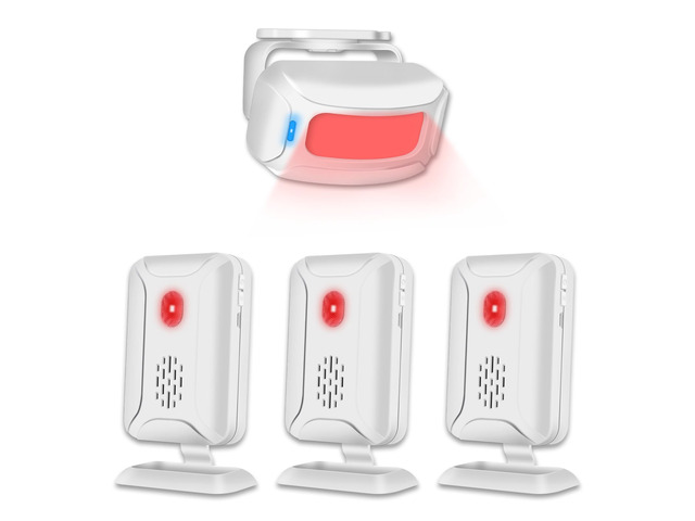 Motion Sensor Doorbell, Wireless Motion Sensor Door Chime Business Entry Doorbell, Retail Store Door Entry Alert, Bed Alarms for Elderly Dementia...