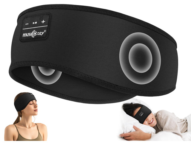 Sleep Headband Headphone Soft Bluetooth Headphones for Sleeping Bamboo Cotton Sport Headphone for Side Sleepers Wireless Headbands with...