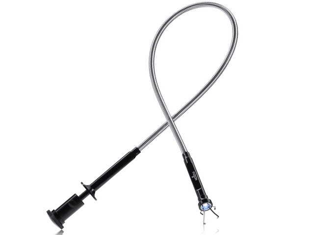 Magnetic Flexible Claw Grabber Pickup Tool with Bright LED Light - 27.7in Long Magnetic Pickup Tool, Retractable Claw Grabbing Tool, Magnetic...