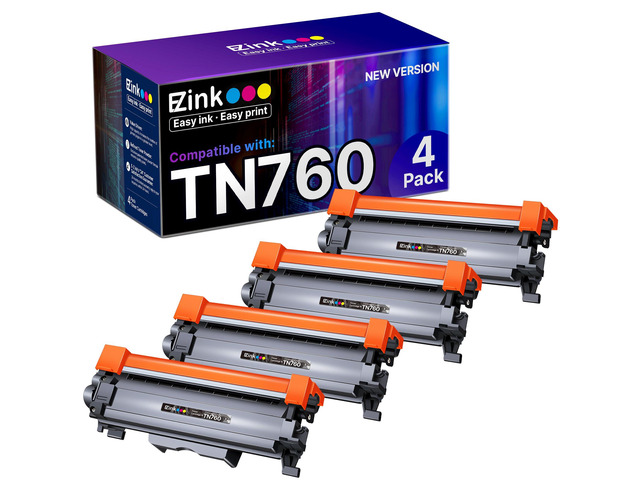 TN760 Toner for Brother Printer TN-760 TN 760 TN-760 TN730 TN-730 TN-730 Compatible for Brother MFC-L2710DW MFC-L2750DW HL-L2350DW HL-L2370DW...