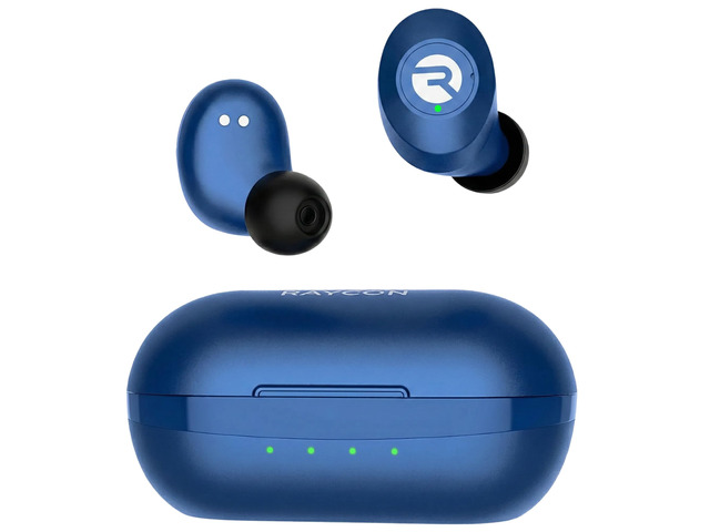 Everyday Bluetooth Wireless Earbuds with Microphone - Active Noise Cancelling, Sweat & Water-Resistant Earphones, Ear Buds Wireless Bluetooth (Blue)
