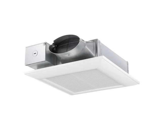 FV-0510VS1 Whispervalue Dc Fan WhisperValue DC Pick-A-Flow Bathroom Exhaust Fan, 50-80-100 CFM, Slim 3-3/8 Inch Housing Depth