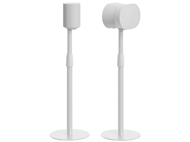 26.9'-42' Speaker Stands Pair Compatible with Sonos Era 100 and 300, 2 Pack Height-Adjustable from 26.9'-42', Cable Management, 11lbs Capacity,...