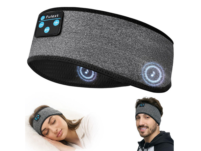 Sleep Headphones Bluetooth Headband,Sleeping Headphones Sports Headband, Long Time Play Sleeping Headsets with Built in Speakers Perfect for...