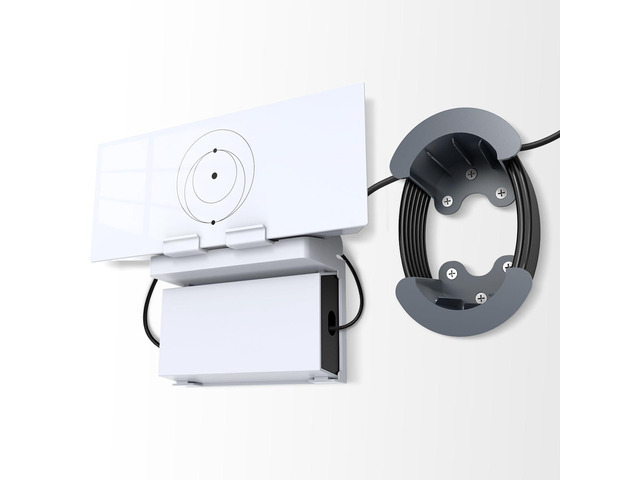 Starlink Mount, Standard Router 3 Wall Mount with Cable Caddy 2-in1 Holder with Cable Caddy, Wall Mount Kit for Starlink Router 3 and Power Supply