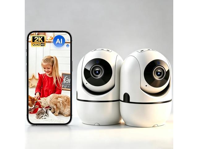 picturesky 5G & 2.4G WiFi Indoor Camera for Home Security, Pan/Tilt Baby/Pet Camera with Phone App, Motion Sensor & Night Vision, 2-Way Call,...