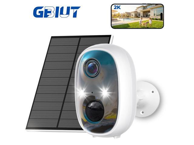Picturesky 2K Solar Security Camera, Security Cameras Wireless Outdoor, 2.4G WiFi Cameras for Home Security, Motion Detection, Color Night Vision,...