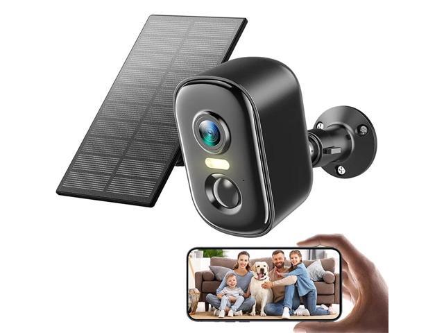 Picturesky Solar Security Cameras Wireless Outdoor, 2K WiFi Surveillance Camera For Home Security With 5G & 2.4Ghz, IP66 Waterproof, PIR Detection,...