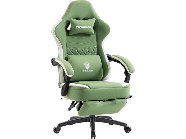 Gaming Chair Breathable Fabric Game Chair with Gel Pad and Storage Bag, Comfortable Gamer Chair with Pocket Spring Cushion,Ergonomic Computer Chair...