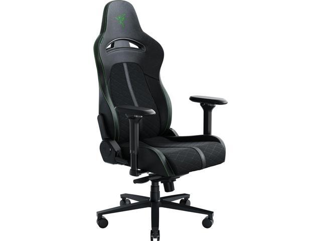 Enki Gaming Chair: All-Day Comfort - Built-in Lumbar Arch - Optimized Cushion Density - Dual-Textured, Eco-Friendly Synthetic Leather - Reactive...