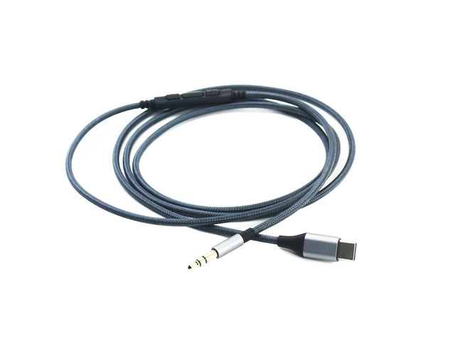 USB C Audio Cable Remote Volume Mic Compatible with Sony WH-1000XM5 WH-1000XM4 WH-CH720N WH-CH520 MDRXB650BT MDR-XB950BT WH1000XM3 WH-CH700N...
