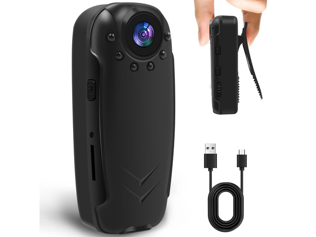 Valentine's Day Mini Body Camera, 1080P HD Portable Video Recorder with Night Vision, Motion Detection 10HR Recording Pocket Body Cameras Worn...