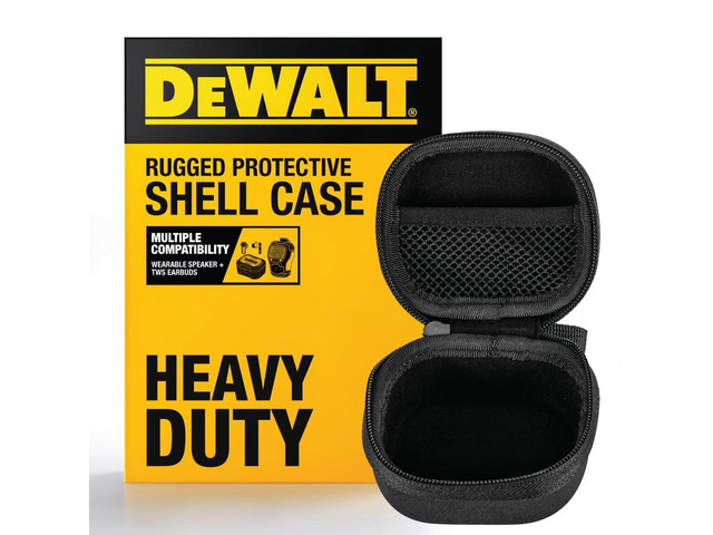Heavy Duty Protective Headphone Case for TWS Earbuds & Mini Speaker Compact Lightweight w/EVA Headphone Case Hard Shell, Shockproof,...