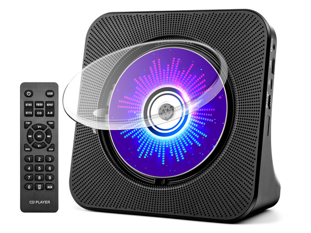 Portable CD Player with Bluetooth, Hi-Fi Speakers & FM Radio Bluetooth transmitter & receiver, kpop compact CD player for kids & seniors, Hi-Fi...