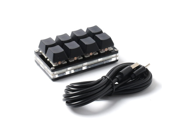 8 Keys Keyboard USB Interface Custom Copy Paste Shortcuts Mini Mechanical Keyboard for SayoDevice
