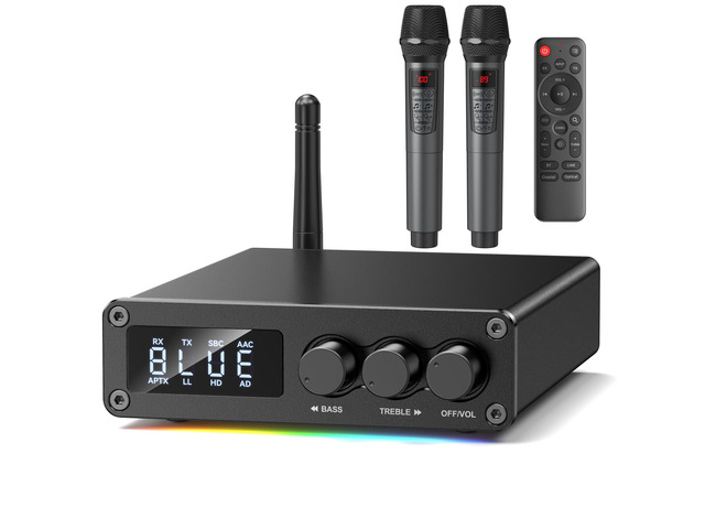 M12 Pro Pre Bluetooth 5.2 Transmitter Receiver for TV,Home Stereo,BT Headset,Low Latency HD Bluetooth Audio Decoder Adapter with...