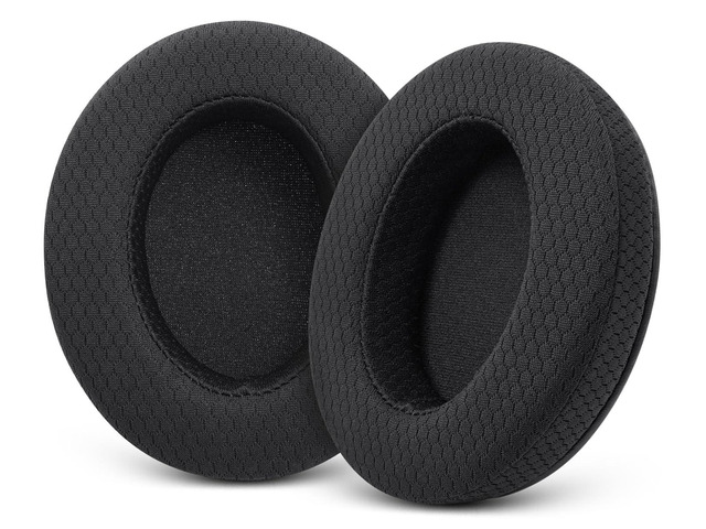 Upgraded Earpads for HyperX Cloud/Alpha, Audio Technica M50X/M40X- Black Replacement ear pads Also for MDR-7506, Turtle Beach Stealth 400/600 &...