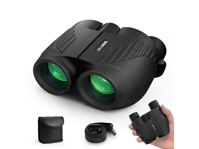 20X25 Small Binoculars for Adults and Kids, Large Eyepiece Binoculars for Bird Watching Easy Focus, Pocket High Powered Opera Glasses for Concert,...