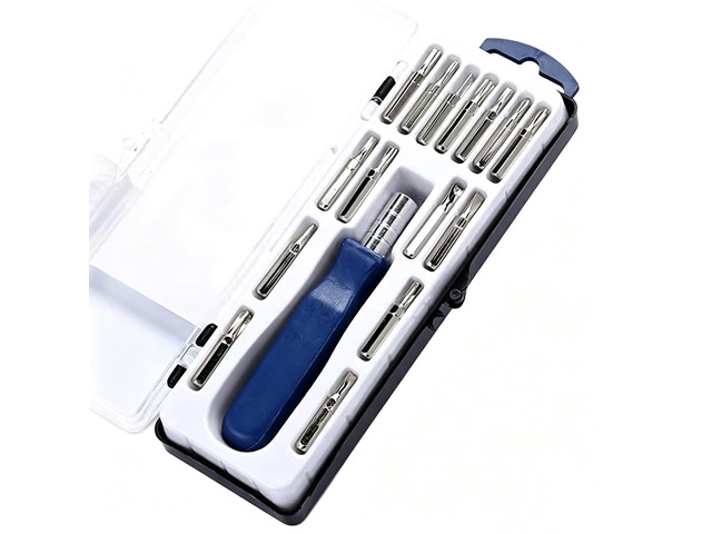 16-in-1 Precision Screwdriver Repair Set Mini Repair Kit, For Electronics, PC, Laptop, Watch, Eyeg