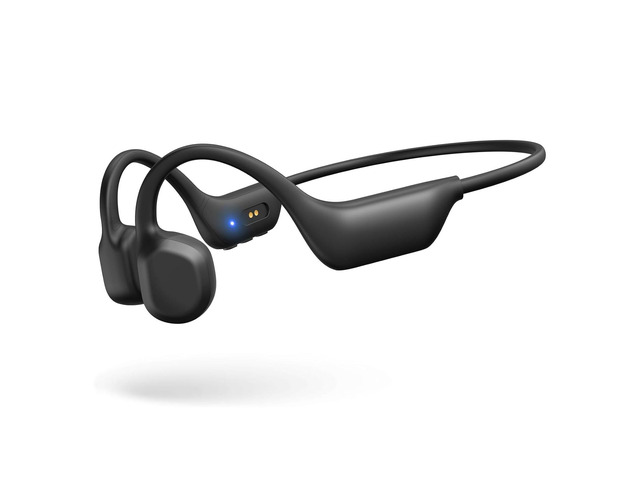 Bluetooth Bone Conduction Earphones, Bluetooth 5.3 Wireless Open-Ear Headphones, 8 Hours Playtime, Magnetic Charging, IPX5 Waterproof, for Cycling,...
