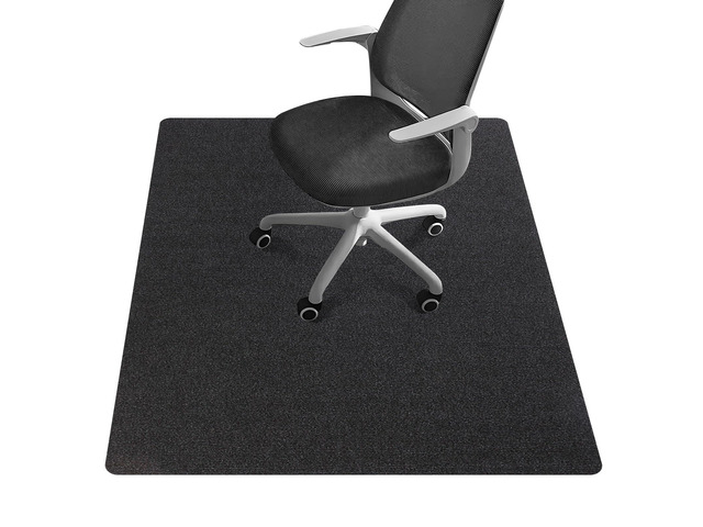 Office Chair Mat - for Hardwood Floors, Large Non-Slip Easy-Clean Floor Protection Blanket (Black, 55 x 35in)