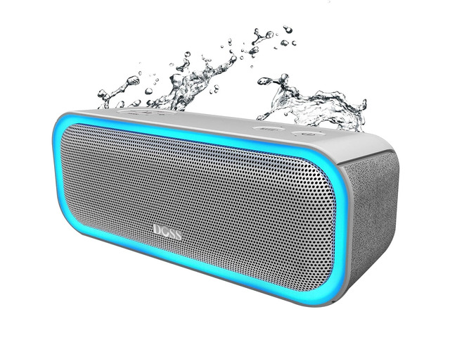 SoundBox Pro Bluetooth Speaker, 20W Stereo Sound, Active Extra Bass Portable, 20H Playtime, Multi-Colors Lights, TWS Pairing, IPX6 Waterproof,...