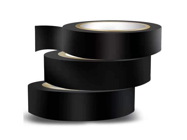 3PCS Electrical Tape Black, 0.62 in X 49 ft Flame Retardant Indoor Outdoor High Temperature Resistance Electric Tape, Premium Waterproof Tape